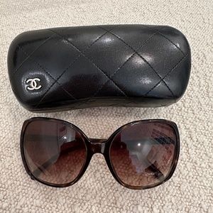Chanel Tortoise Shell Sunglasses